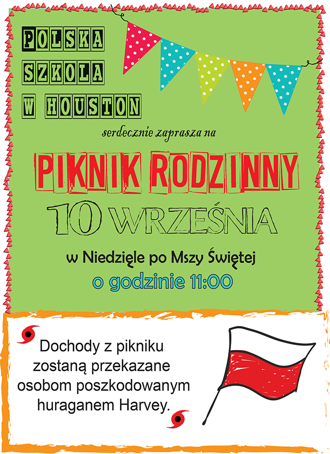 forum polonia houston family picnic polish school invitation